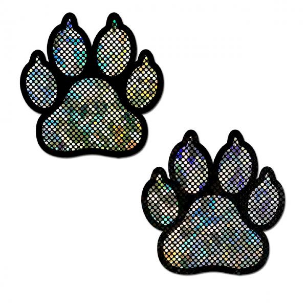 Pastease Paw Print Silver Shattered Disco Ball - Pastease