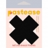 Pastease Plus X Faux Latex Black Crosses - Pastease