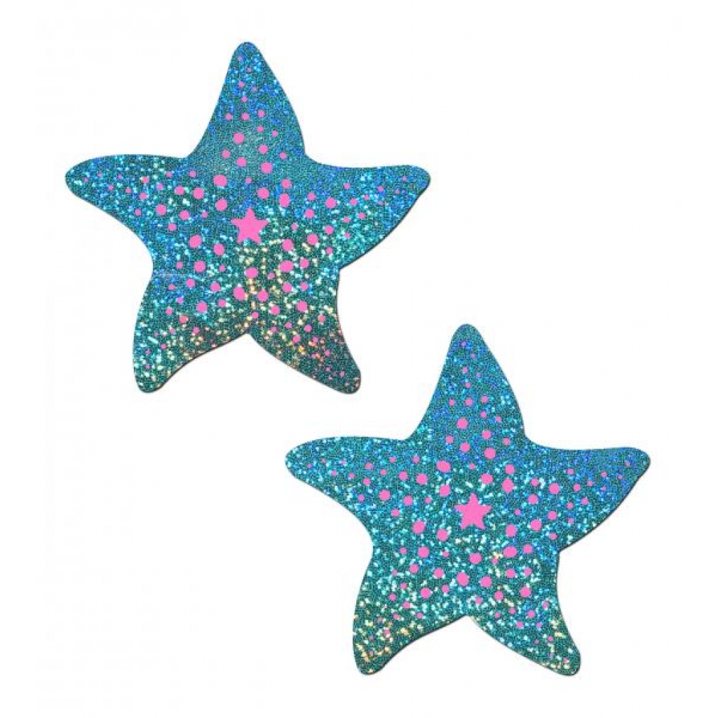 Pastease Twinkling Aqua & Pink Starfish - Pastease