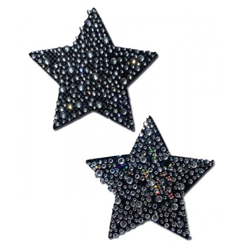Pastease Crystal Black Stars - Pastease