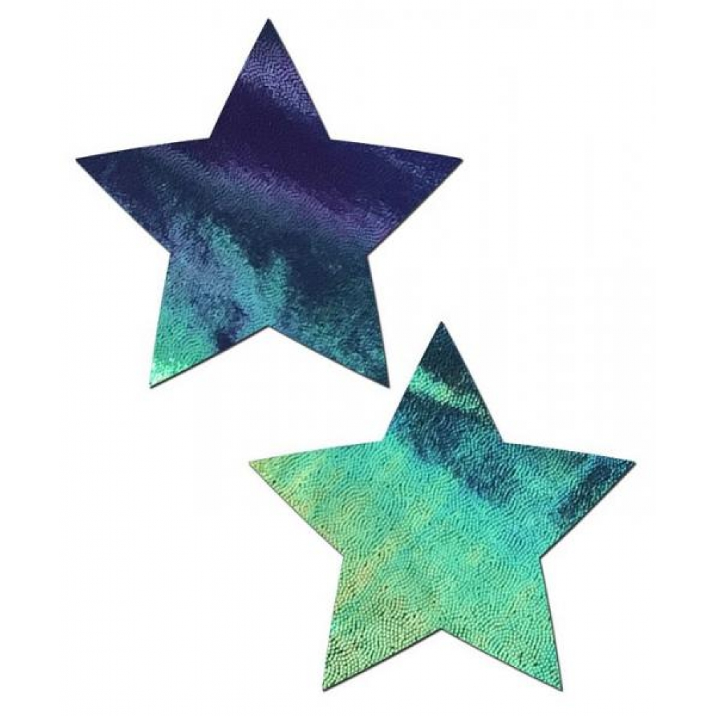 Pastease Black Opal Liquid Star Pasties O/S - Pastease