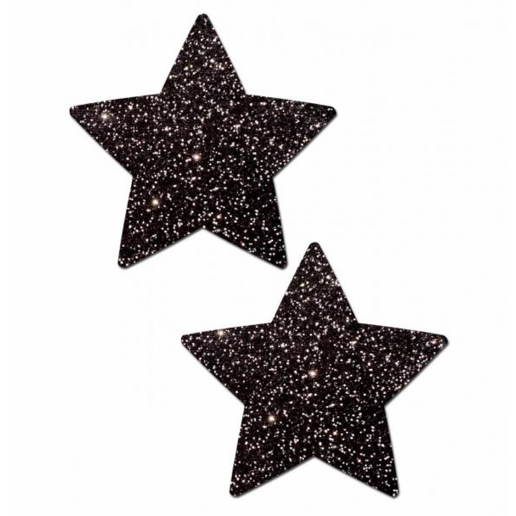 Pastease Sparkle Black Stars - Pastease