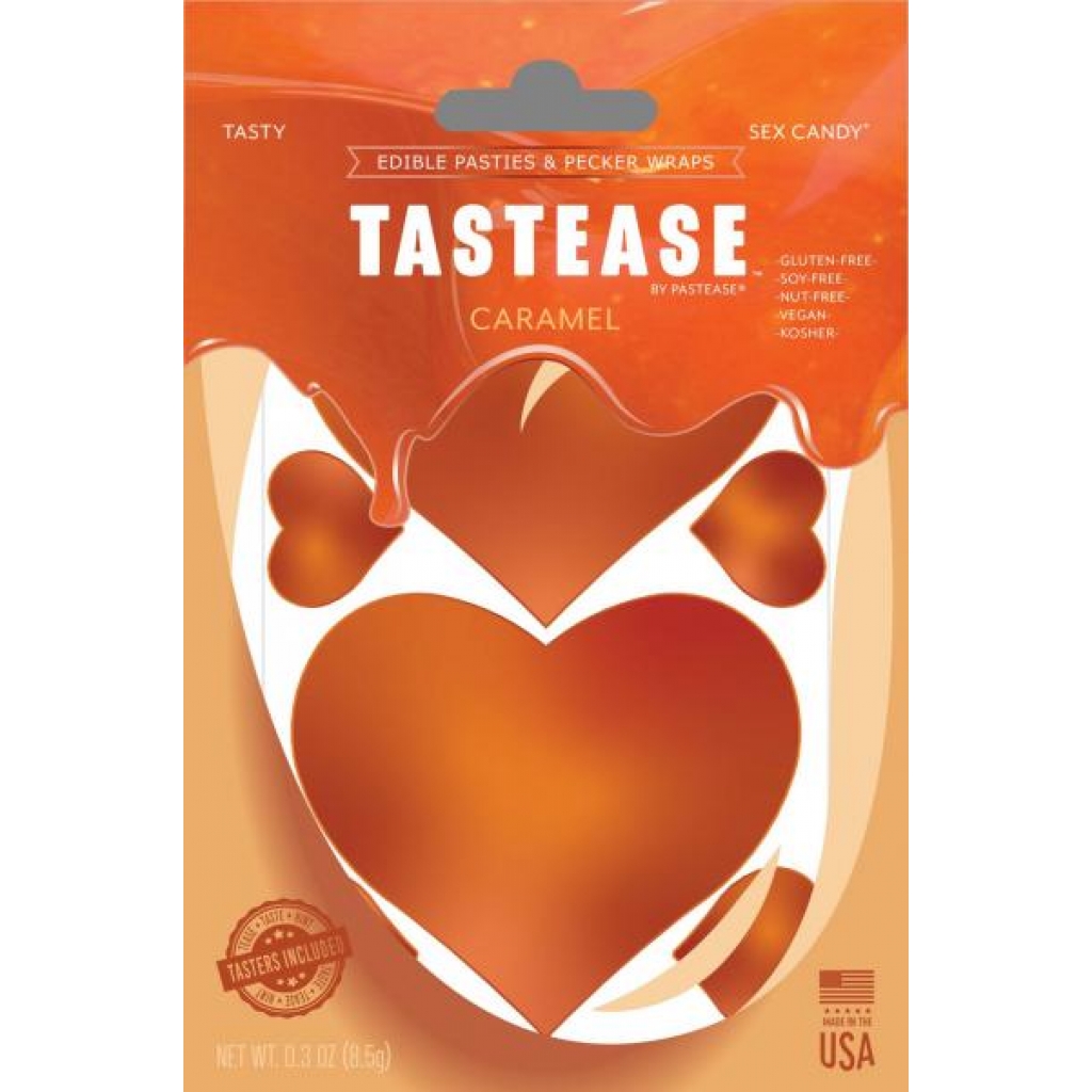 Tastease Caramel Edible Nipple Pasties & Pecker Wraps - Pastease