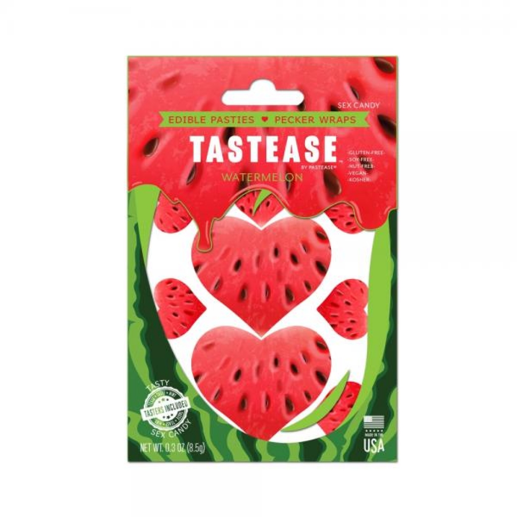Tastease Edible Pasties & Pecker Wraps In Watermelon - Pastease