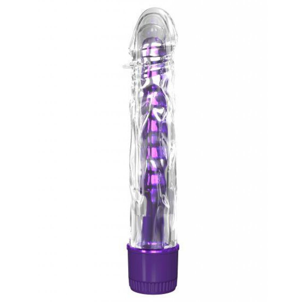 Classix Mr Twister Purple Metallic Vibe With TPE Sleeve - Pipedream 