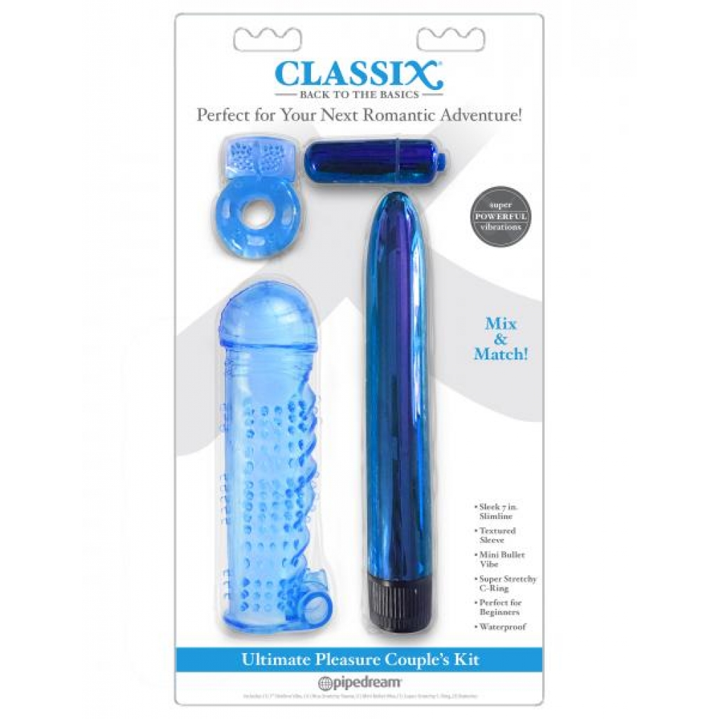 Classix Ultimate Pleasure Couples Kit Blue - Pipedream 