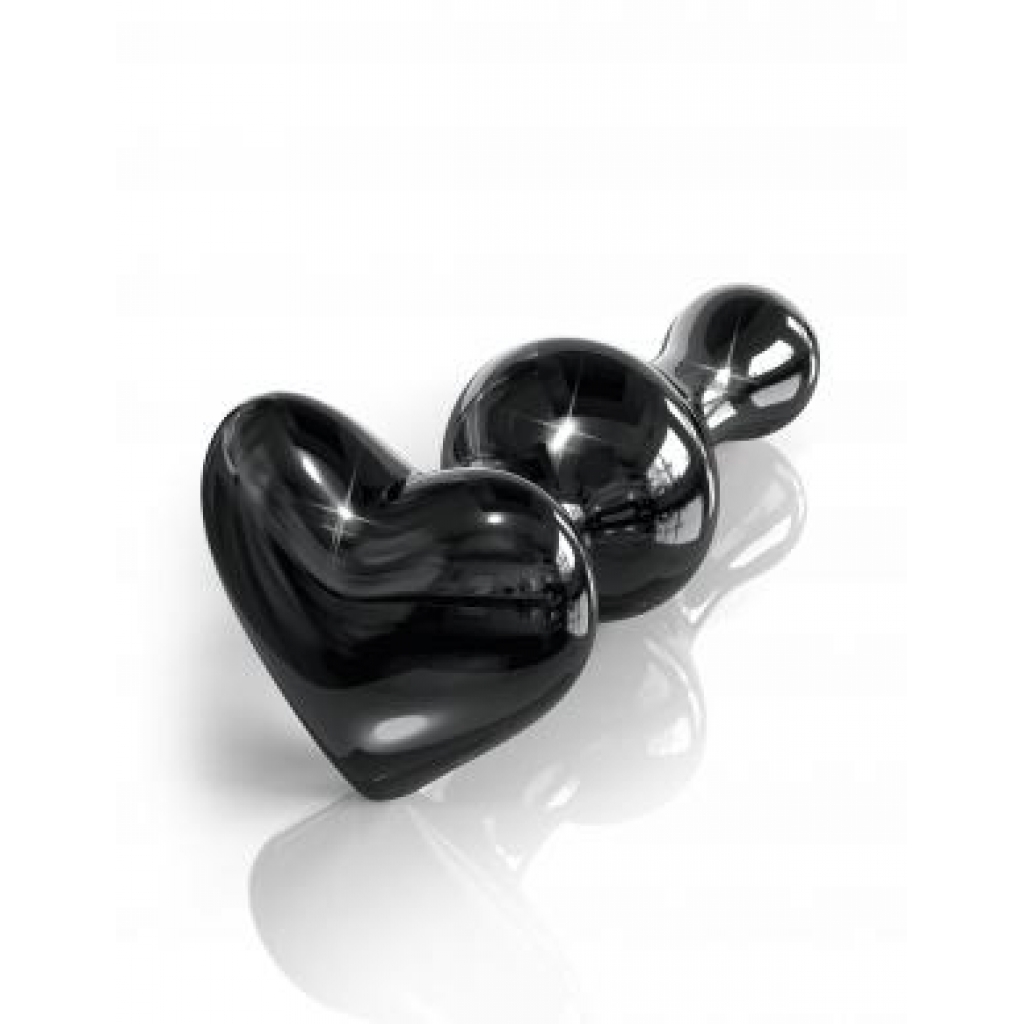 Icicles No 74 Black Glass Massager - Pipedream