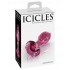 Icicles No 79 Pink Glass Massager Gem End - Pipedream 