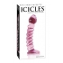 Icicles Hand Blown Glass Massager No 28 Pink - Pipedream