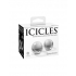 Icicles No 42 Ben Wa Balls Glass Clear Medium - Pipedream