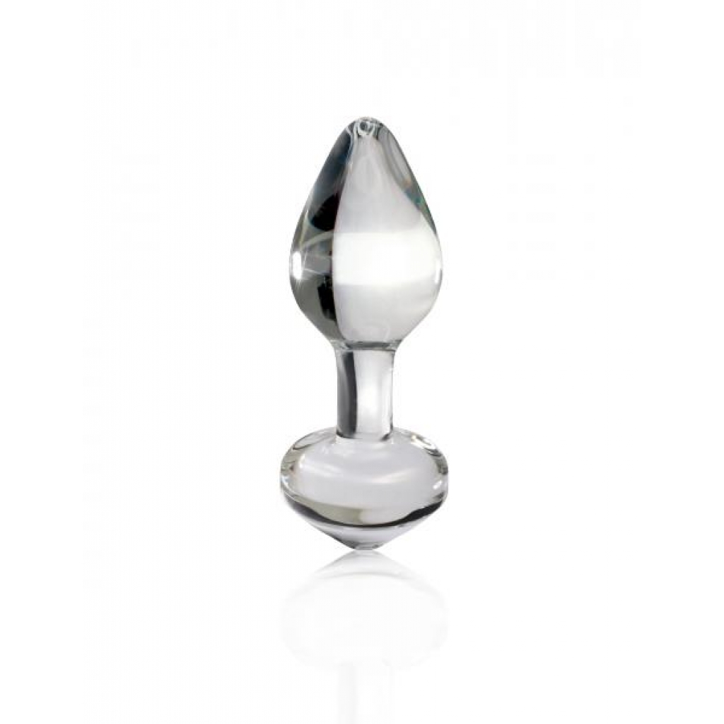 Icicles No 44 Glass Anal Plug 2.5 Inch - Clear - Pipedream