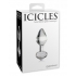 Icicles No 44 Glass Anal Plug 2.5 Inch - Clear - Pipedream
