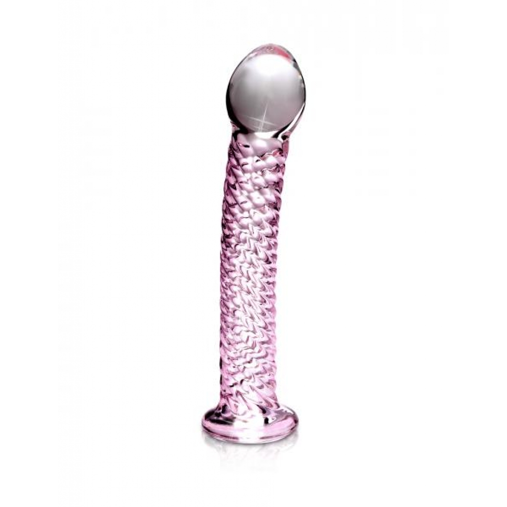 Icicles No 53 Glass Massagers Pink Wand - Pipedream