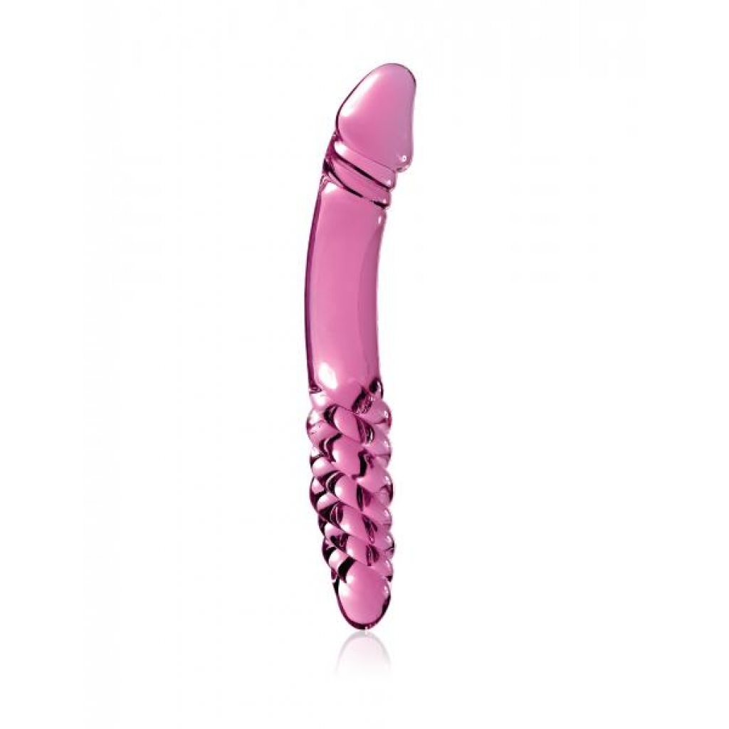 Icicles No 57 Glass Double Dildo Pink - Pipedream