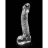Icicles No 61 Glass Massager G-Spot Dildo Clear - Pipedream