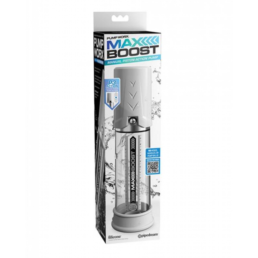 Pump Worx Max Boost White/ Clear - Pipedream Products