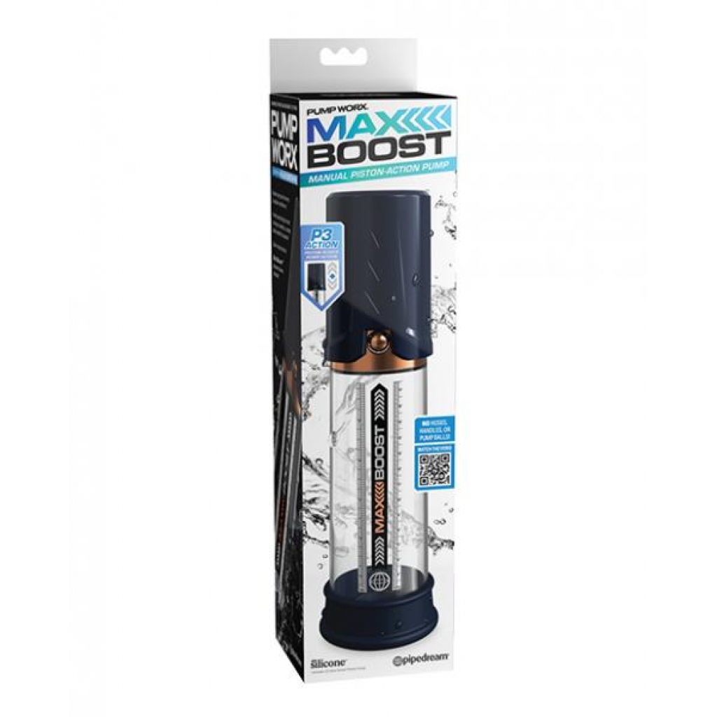 Pump Worx Max Boost Blue/ Clear - Pipedream Products