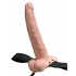 Fetish Fantasy 9 inches Hollow Rechargeable Strap On with Balls Beige - Pipedream 