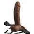 Fetish Fantasy 8 Inches Hollow Strap On Remote Brown - Pipedream
