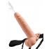 Fetish Fantasy 7.5 inches Hollow Squirting Strap On with Balls Beige - Pipedream
