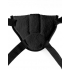 Vibrating Plush Harness Black O/S - Pipedream