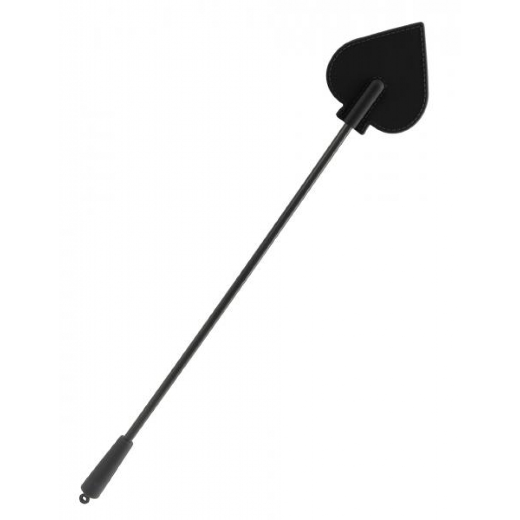 Silicone Spade Crop Black 28 inches - Pipedream