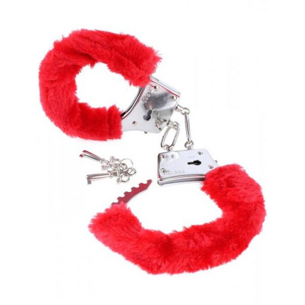 Fetish Fantasy Beginners Furry Cuffs Red - Pipedream