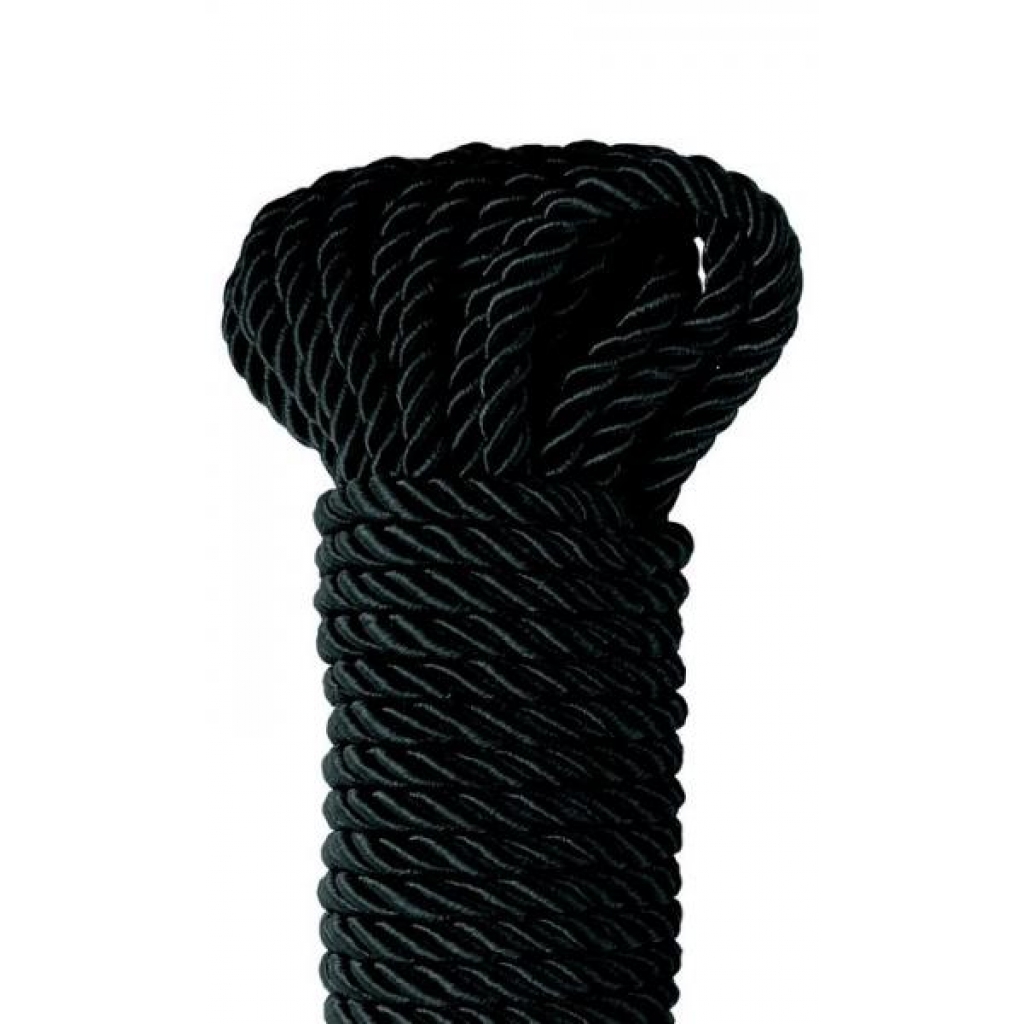 Fetish Fantasy Series Deluxe Silky Rope Black 32ft - Pipedream