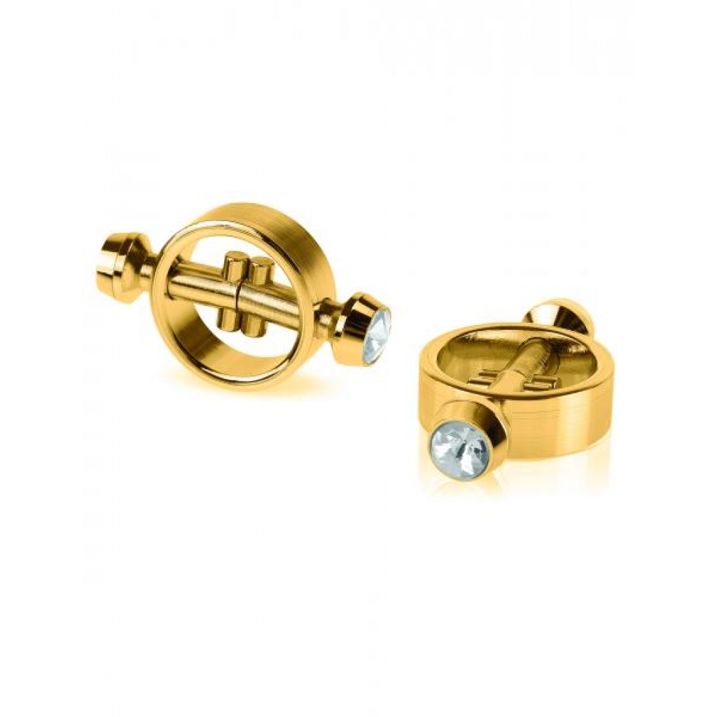 Gold Magnetic Nipple Clamps Set - Pipedream