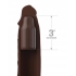Fantasy X-tensions Elite 7in Extension W/ Strap Brown - Pipedream Products