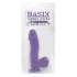 Basix Rubber Works 6.5 inches Purple Dong Suction Cup - Pipedream