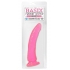 Basix Rubber Slim 7 inches Dong Suction Cup Pink - Pipedream