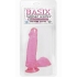 Basix Rubber Works 6 inches Suction Cup Pink Dong - Pipedream