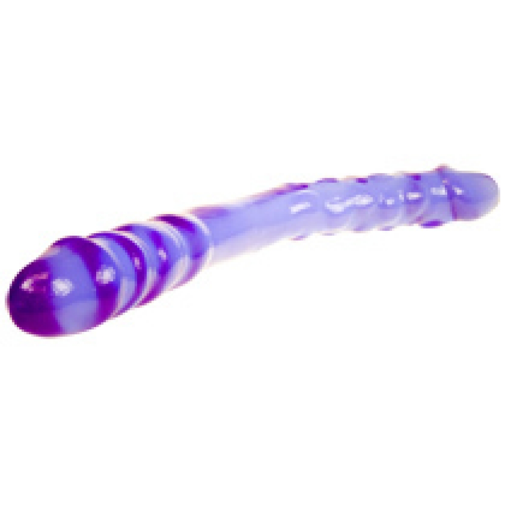 Basix Rubber Works 16 inches Double Dong Purple - Pipedream
