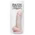 Basix Rubber 8 inches Dong Suction Cup Beige - Pipedream