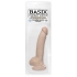 Basix Rubber Works 9 inches Beige Dong With Suction Cup - Pipedream