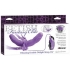 Elite Vibrating Double Delight Strap On 10 Inches Purple - Pipedream