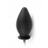 Inflatable Silicone Plug Black - Pipedream