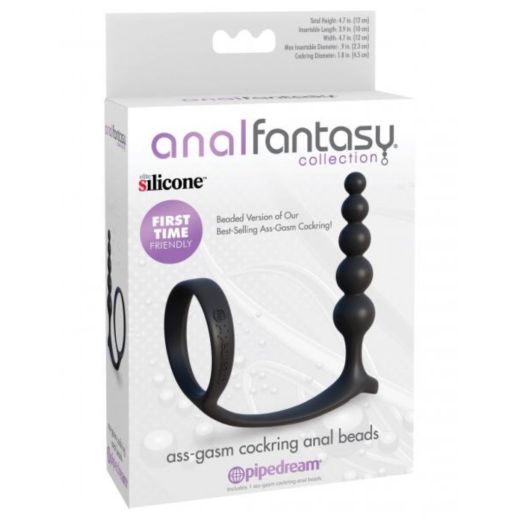 Anal Fantasy Ass-gasm Cockring Anal Beads - Pipedream Products
