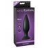 Anal Fantasy Elite Large Rechargeable Anal Plug Black - Pipedream