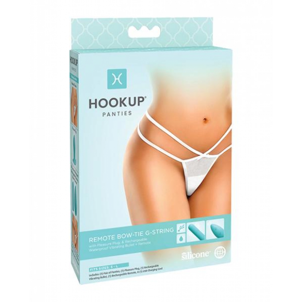 Hookup Panties Bow Tie G-string S-l - Pipedream Products