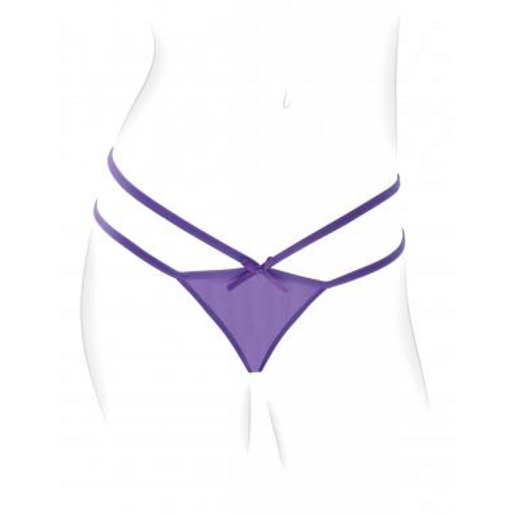 Fantasy For Her Petite Panty Thrill-Her O/S Purple - Pipedream