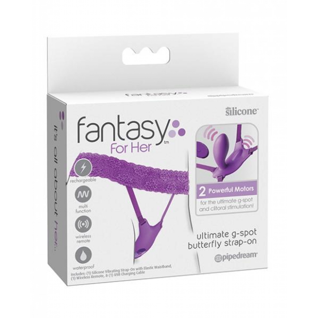 Fantasy For Her Ultimate Gspot Butterfly Strap-on - Pipedream Products