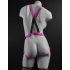 Dillio 7 inches Strap On Suspender Harness Set Pink - Pipedream