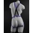 Dillio 7 inches Strap On Suspender Harness Set Purple - Pipedream 