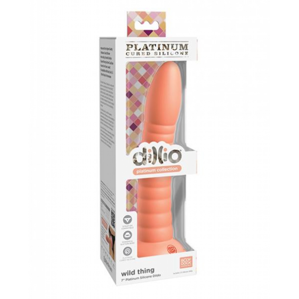 Dillio Platinum 7in Wild Thing Peach - Pipedream Products