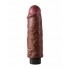 King Cock 6 inches Cock Brown Vibrating Dildo - Pipedream