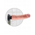 King Cock 9 inches Vibrating Dildo Beige - Pipedream