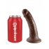 King Cock 6 Inches BrownDildo - Pipedream