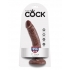 King Cock 7 Inches Cock - Brown - Pipedream